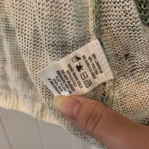 Nic + Zoe lightweight open style cardigan shrug Size Large - Picture 3 of 5